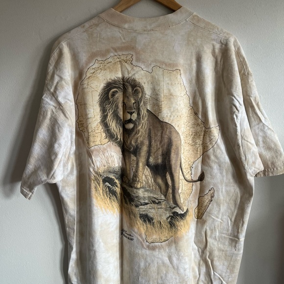 Vintage Lion T-Shirt / XL / Liquid Blue / AOP / 1994 - Picture 4 of 6